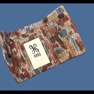 HOBO Lacy Leather Wallet in Ikat, never used, will ship same day or next bus day